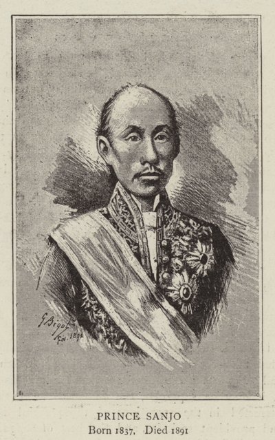Prince Sanjo  作： Georges Ferdinand Bigot